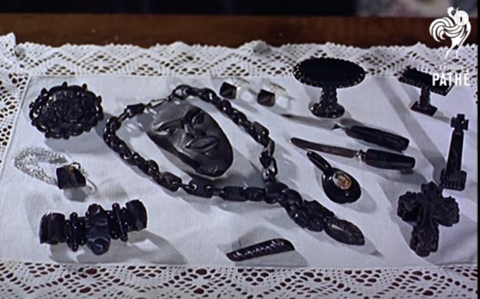 Jet Boy Whitby Jet jewellery 1966 Pathe film