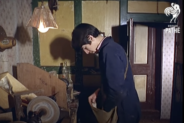 Inside a Whitby Jet workshop in 1966